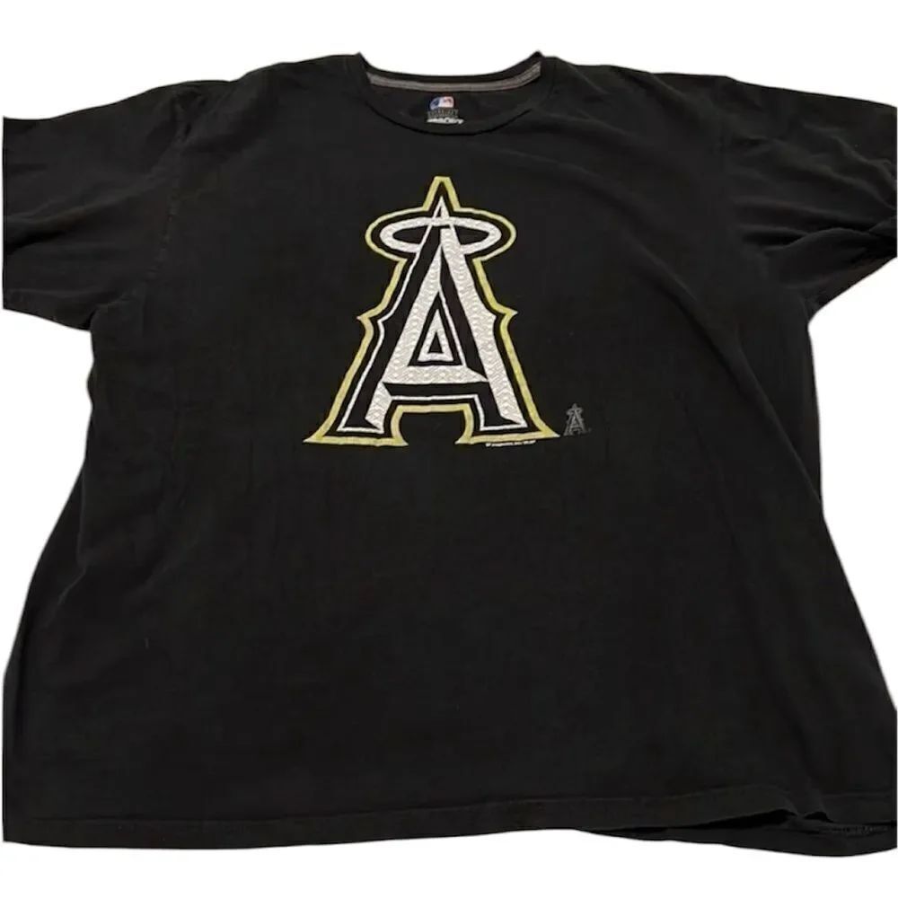 Angels XXL short sleeve team T-shirt some cracking on silk screen GUC